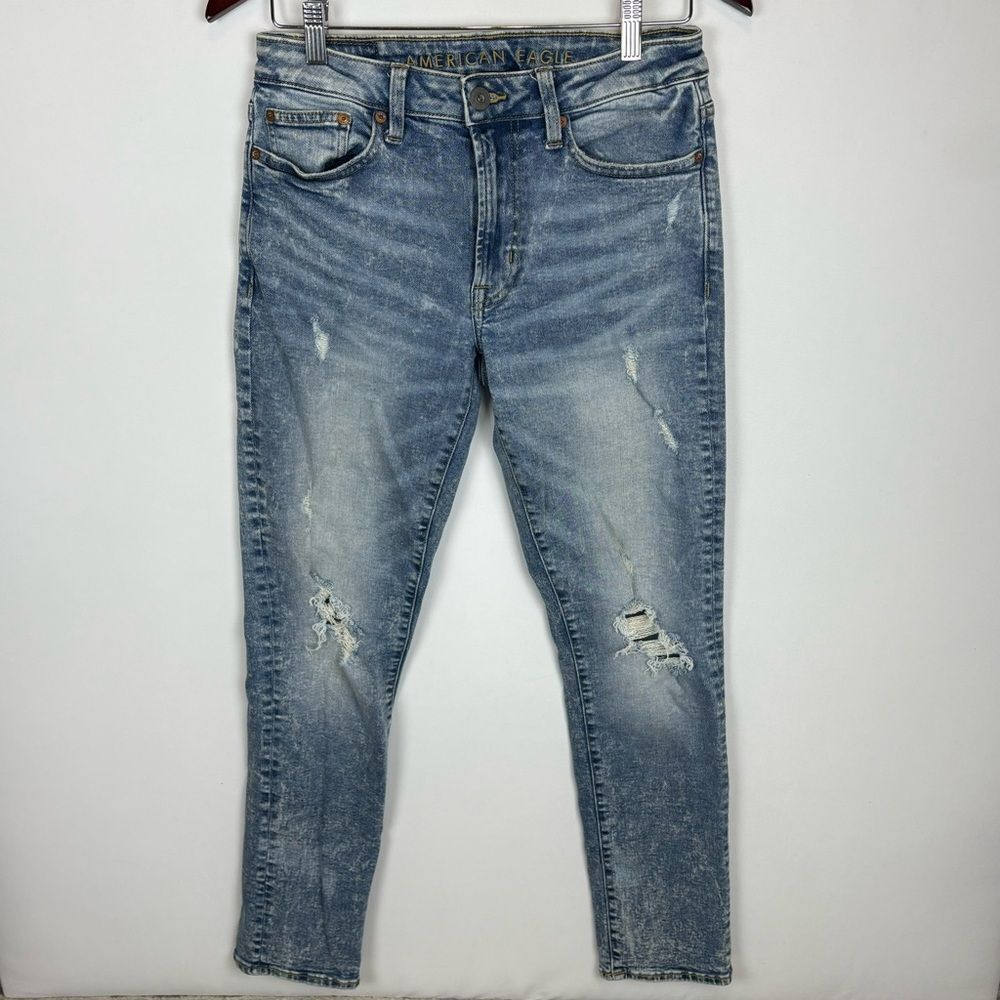 American Eagle Slim Distressed Ripped‎ Jeans